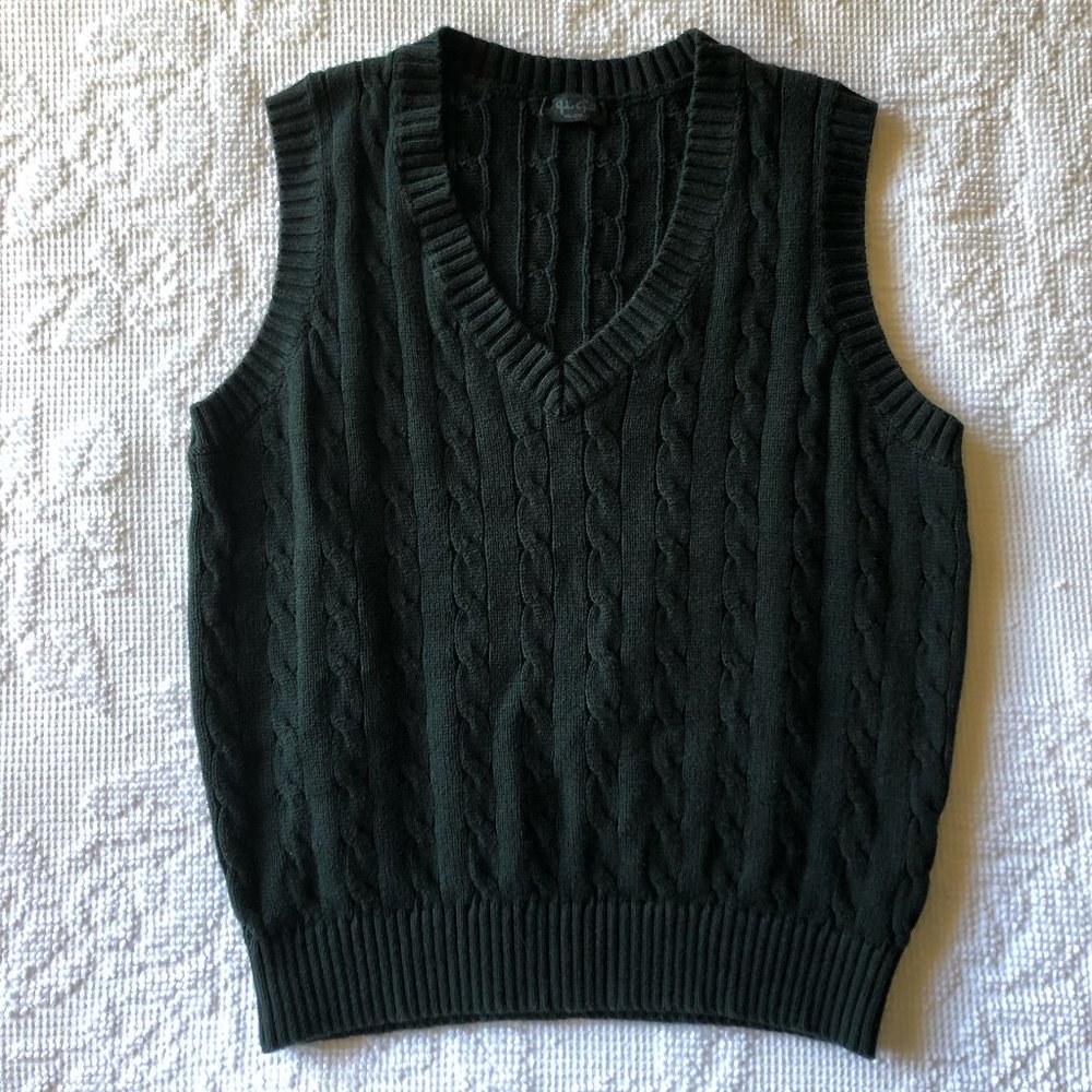 John Galt Green Marlena Sweater Vest